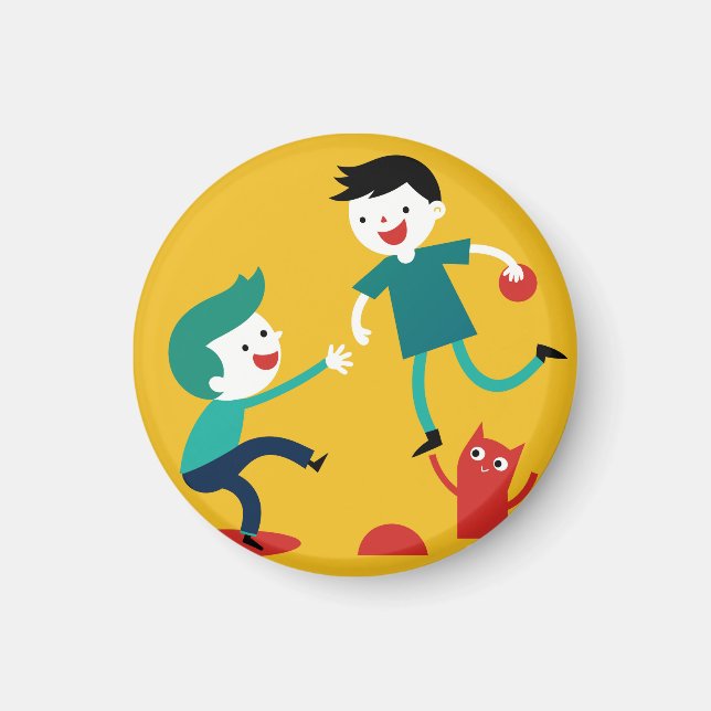 Imã Design de Shamrock Elegante para Rua. (Frente)