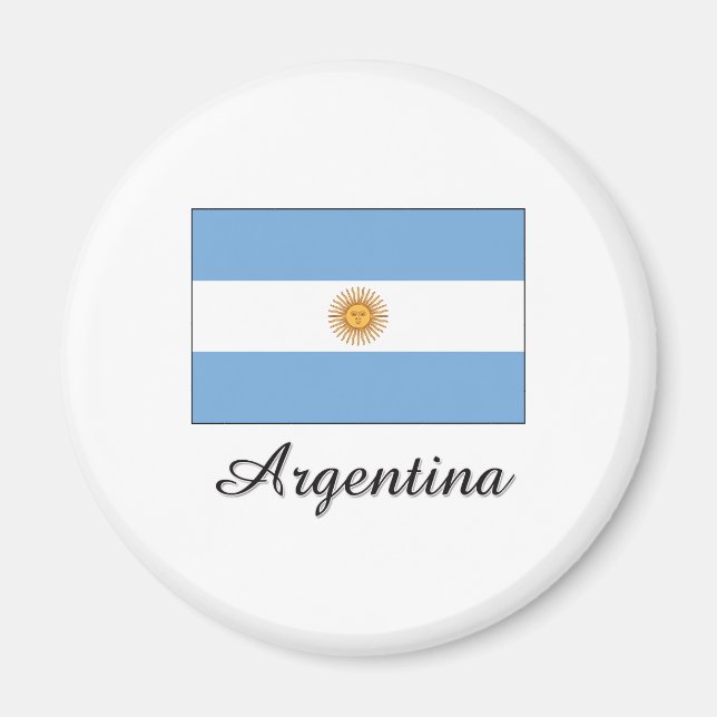 Imã Design de Sinalizador da Argentina (Frente)