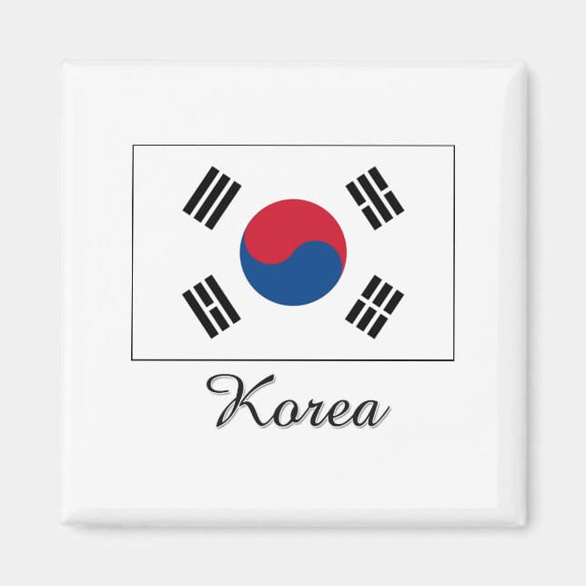 Imã Design de Sinalizador da Coreia (Frente)