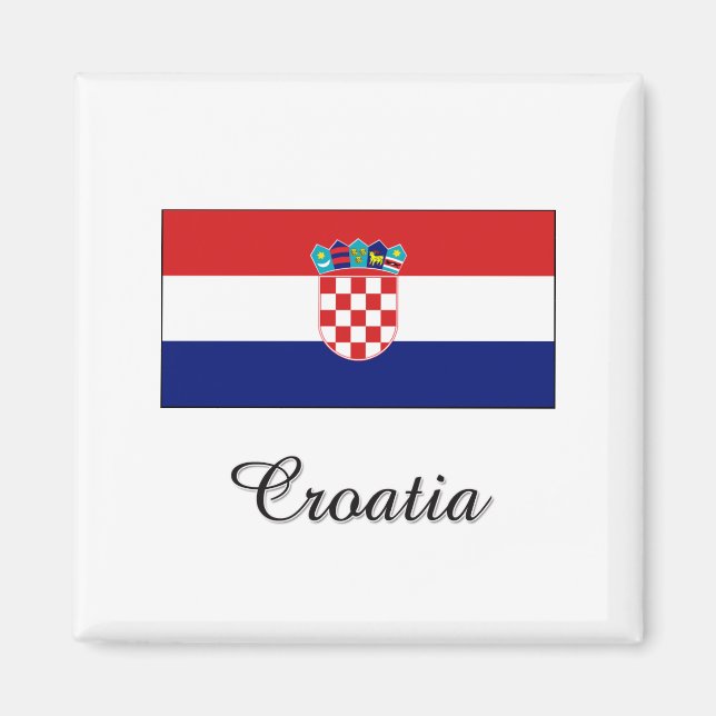 Imã Design de Sinalizador da Croácia (Frente)