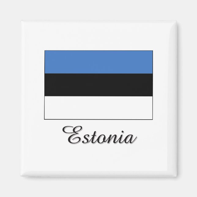 Imã Design de Sinalizador da Estônia (Frente)