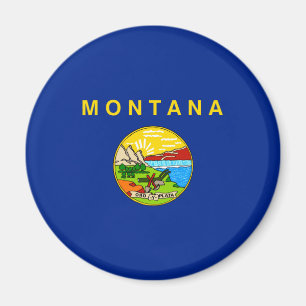 Imã Design de Sinalizador do Estado de Montana