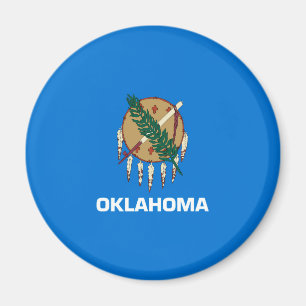 Imã Design de Sinalizador do Estado de Oklahoma
