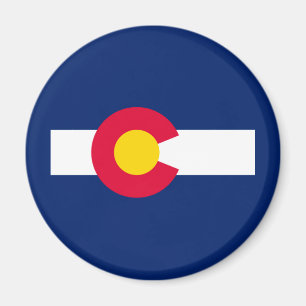 Imã Design de Sinalizador do Estado do Colorado