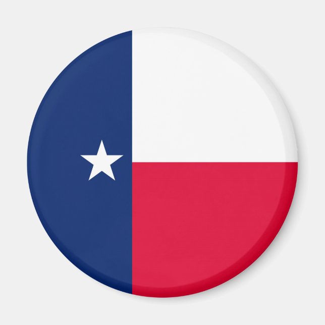Imã Design de Sinalizador do Estado do Texas (Frente)