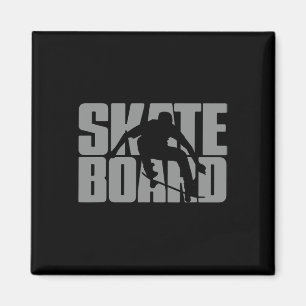 Imã Design de Skateboarding Estampa Gráfica Skateboard