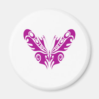 Imã Design de tatuagem de borboleta tribal
