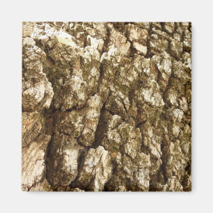 Imã Design de Textura Natural II Casca de Árvore
