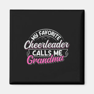 Imã Design de torcida para uma avó cheerleader _1