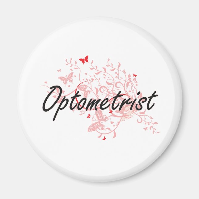 Imã Design de Trabalho Artístico Otometrista com Borbo (Frente)