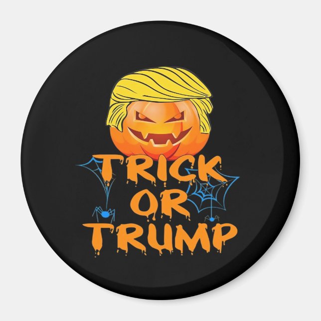 Imã Design De Trumpkin Engraçado Para O Dia Das Bruxas (Frente)