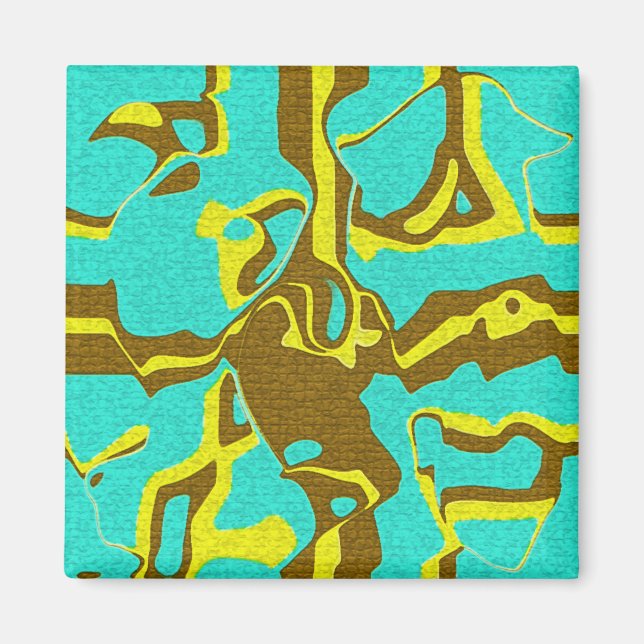 Imã Design de Turquesa (Frente)