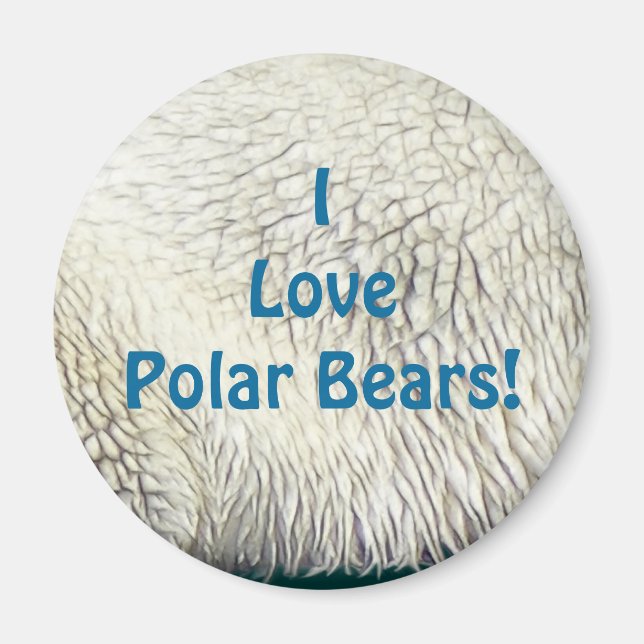 Imã Design de Ursos para Animais e Animais Selvagens (Frente)