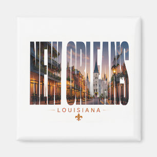 Imã Design de Viagem Nova Orleans Louisiana