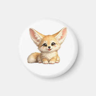 Imã Design de Vibrações Positivas de Raposa Fennec Fel