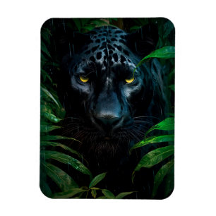 Ímã Design de Vida Selvagem da Selva da Pantera Negra