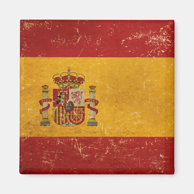Imã Design de Vintage Grunge, na Espanha (Frente)