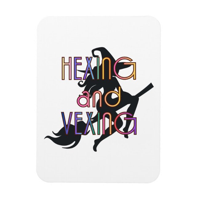 Ímã Design de Witchcore HEXING AND VEXING (Vertical)