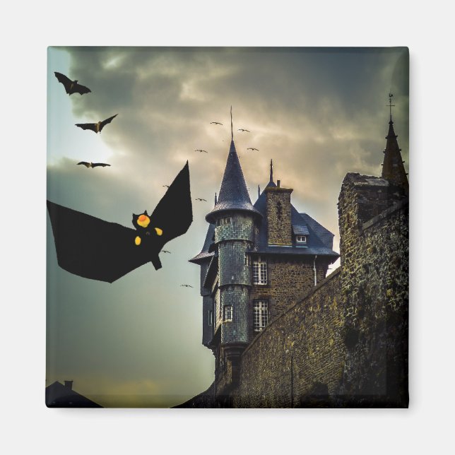 Imã Design divertido para o Halloween (Frente)