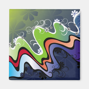 Imã design do arco-íris