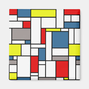 Imã Design do estilo de Mondrian