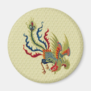 Imã Design do Galo de Artes Chinês