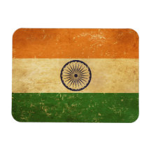 Design do Indian Flag Vintage Grunge