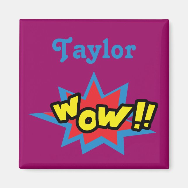 Imã Design do Livro de BD Puro e Azul (Frente)