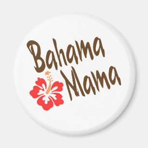 Imã Design do Mama de Bahama com flor de Hibisucus