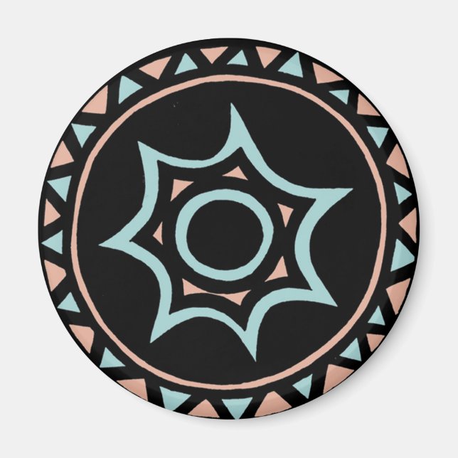 Imã Design do Mar do Sul - Magnet (Frente)