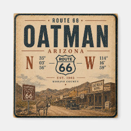 Imã Design do Marco Histórico de Oatman Arizona