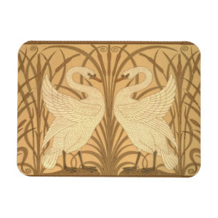 Ímã Design do papel de parede da cisne