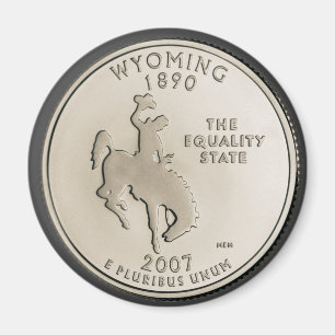 Imã Design do Quarto Estado do Wyoming
