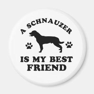 Imã Design do Schnauzer
