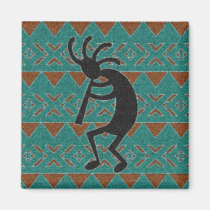 Imã Design do sudoeste Kokopelli da cerceta