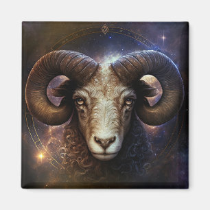Imã Design em Aquarela do Signo de Áries