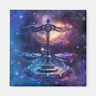 Imã Design em Aquarela do Signo de Libra