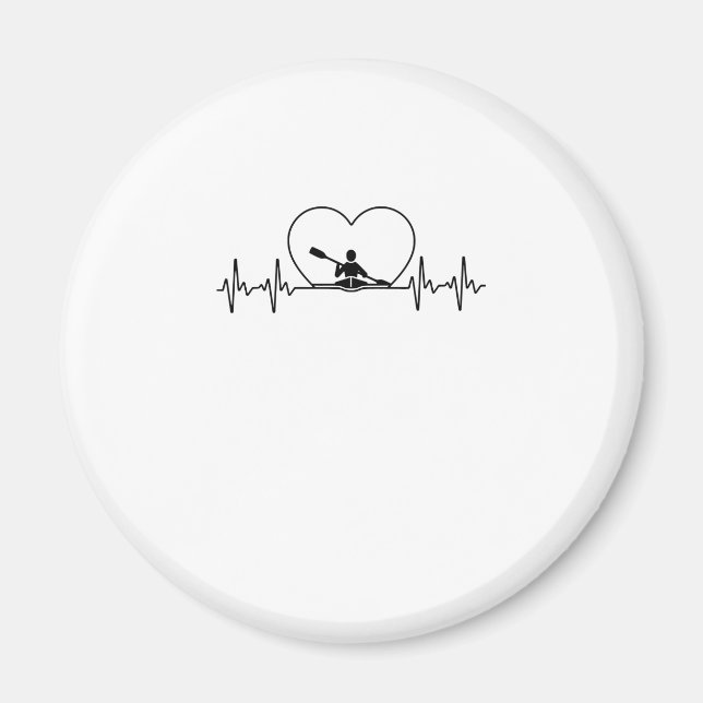 Imã Design Engraçado De Kayaking Para Homens As Mulher (Frente)