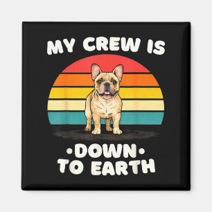 Imã Design engraçado do Bulldog Francês para homens, m