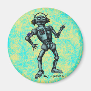Imã Design engraçado do ímã do robô da música