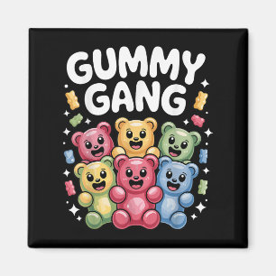 Imã Design Engraçado Do Urso Gummy Para Homens Mulhere