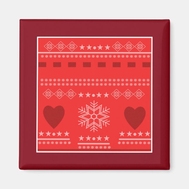 Imã design escandinava, estilo country (Frente)