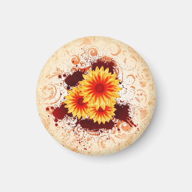 imã design floral (Frente)