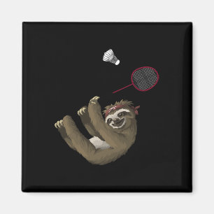 Imã Design Funny Badminton Para Jogadores De Badminton