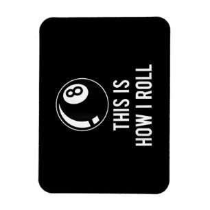 Ímã Design Funny Billiards Para Jogadores De Piscina R