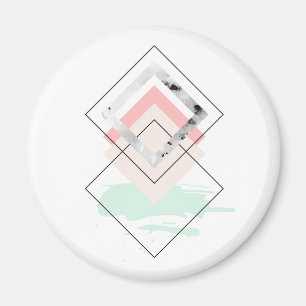 Imã Design Geométrico Abstrato
