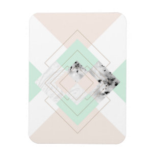 Ímã Design geométrico do estilo moderno