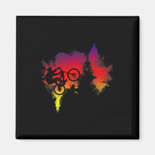 Imã Design Gráfico De Bicicleta De Montanha Mtb