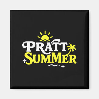 Imã Design Gráfico Divertido de Verão Pratt