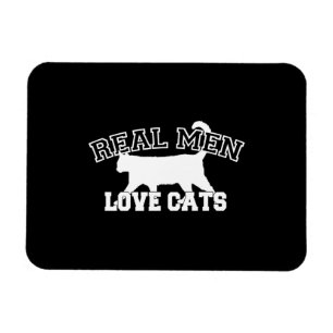 Ímã Design gráfico dos gatos reais do amor dos homens